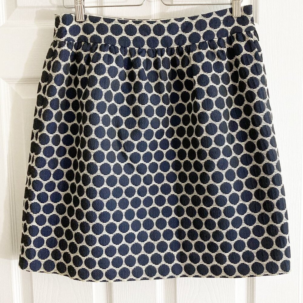 Kate Spade Polka Dot Embroidered Skirt Size 12 - Picture 1 of 5